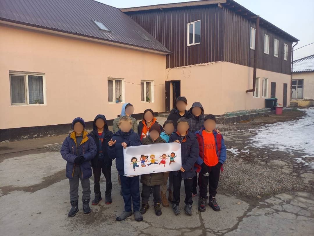 Kinder im Kinderheim Arche der Hoffnung in Kirgistan